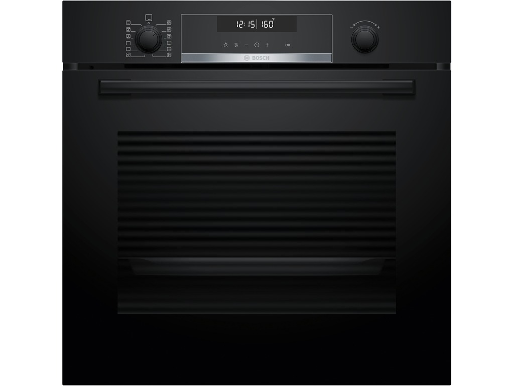 BOSCH pećnica Serie 6| CRNA, A, PIROLIZA, AutoPilot 30,71L,AirFry, Teleskopska vodilica, 10 progra