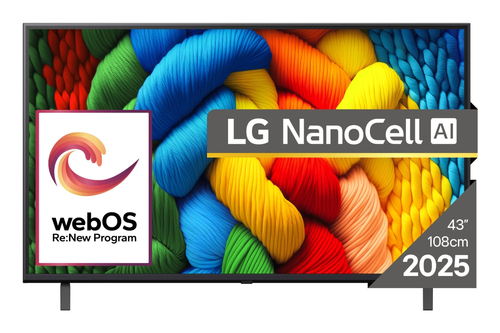 LG TV LED 43NANO80A3B