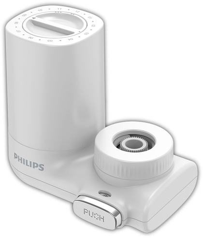 PHILIPS on-tap water filter AWP3703/10, X-Guard, timer, white