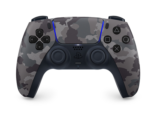 PS5 Dualsense Wireless Controller in Gray Camouflage for PS5, PC, Mac and Mobile Devices