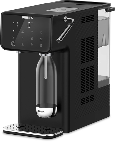 PHILIPS sparkling water station ADD5962BK/10, hot/chilled/ambient/sparkling, UV-C, black