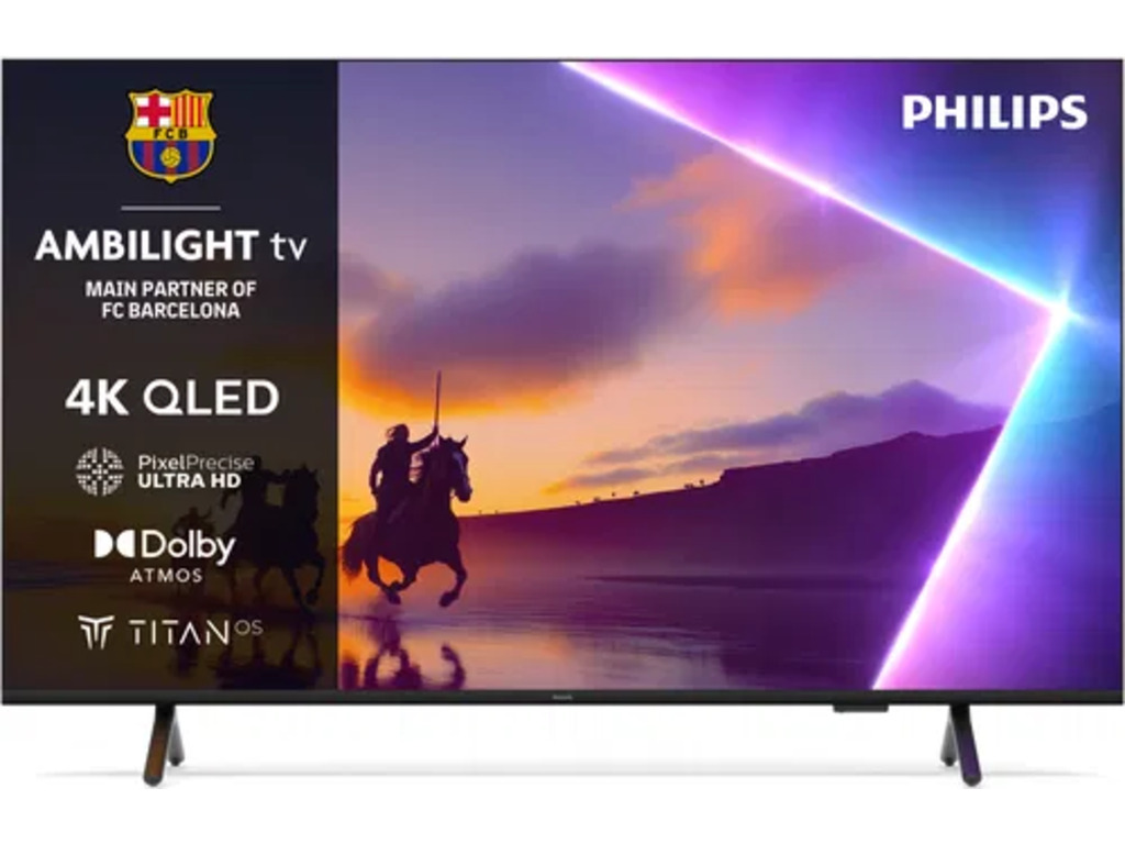 BF Philips 65''PUS8510 4K QledTitan OS; AMBILIGHT TV;Pixel Precise Ultra HD; Dolby Atmos