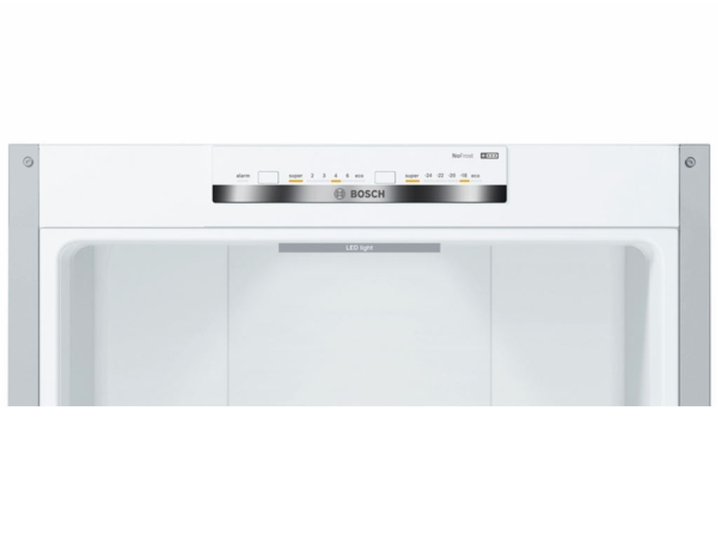 BOSCH Samostojeći Serie 4|No Frost, 203 X 60, INOX H:279L, Z:86L, 203CM, 39dB,