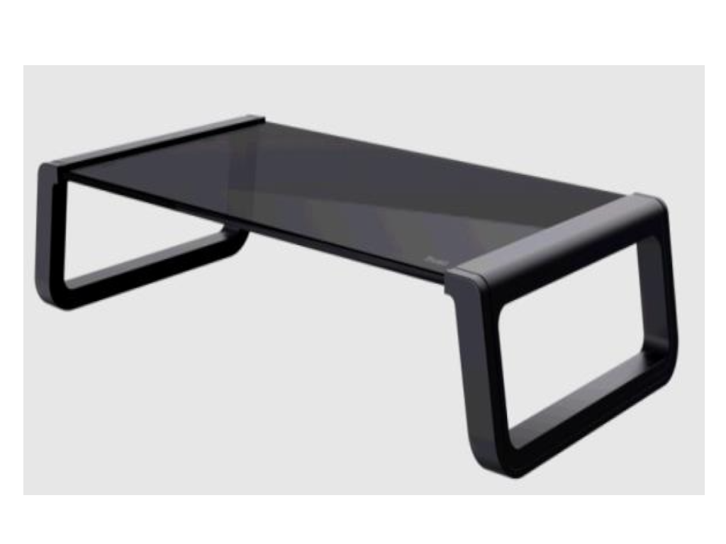 Trust Monta stand za monitor,kaljeno staklo, crni