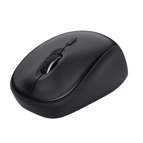 YVI+ WIRELESS MOUSE BLACK, crni, 1600 DPI, bežični