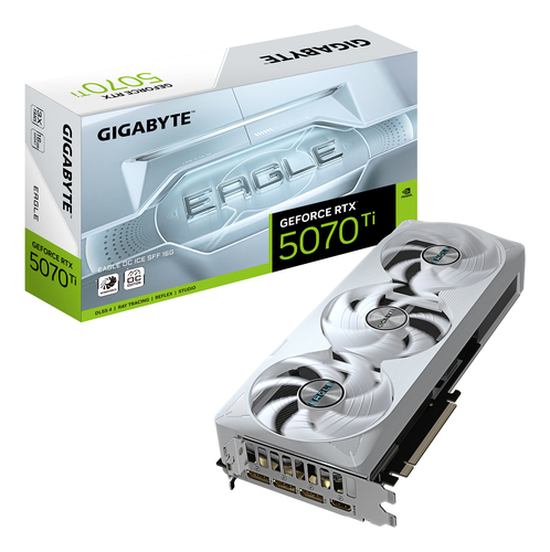 Gigabyte 5070 Ti Eagle OC ICE SFF 16GB GDDR7, 256-bit, 3xDP, 1x HDMI, Bijela/White